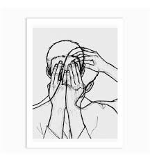 Worries Art Print Moon Art Print Art Prints Panda Art