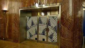 Period Art Deco Chrysler Building Interior Showcases Sleek Modernity As Well As Elegance And Glamou Chrysler Building Art Deco Architecture Art Deco Fashion