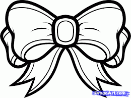 Laced ribbon bow ~ this lace ribbon bow is absolutely precious. How To Draw Bows And Ribbons How To Draw A Christmas Ribbon Step 5 Bow Drawing Ribbon Drawing Easy Christmas Drawings
