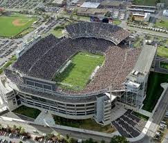 Penn State Nittany Lions Low Aerial Of Beaver Stadium Biggest Stadium Beaver Stadium State College