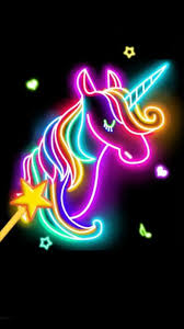 Neon Unicorn Unicorn Wallpaper Unicorn Wallpaper Cute Neon Wallpaper