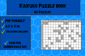 Jane mcgrath in his book, the puzzle instinct, author marcel danesi suggests that the human lo. Kakuro Puzzle Book 80 Puzzles Grafico Por Papeterie Bleu Creative Fabrica