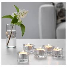 Glasig Tealight Holder Clear Glass Ikea In 2020 Teelichthalter Teelicht Kerzenhalter Set