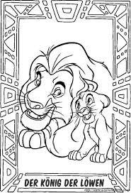 Ausmalbilder Der Konig Der Lowen Bild Den Weisen Starken Mufasa Simbas Vater