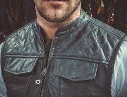 Pin On Mc Leather Vest Custom Leather Vest Motorcycle Leather Vest Zipper Leather Motorcycle Vest Leather Riding Vest Men S Leather Biker Vest