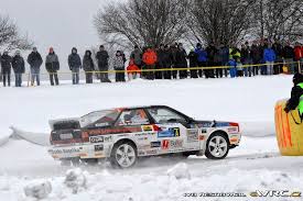 Stracciatella becher, almdudler (pur) erste rallye: Christof Klausner Martin Passenbrunner Audi Quattro Int Lietz Sport Janner Rallye 2019
