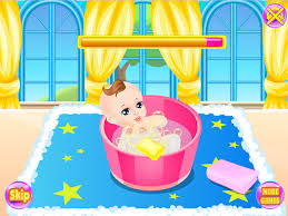 It's time to give baby a bath! Give Birth To A Baby Girl Latest Version For Android Download Apk