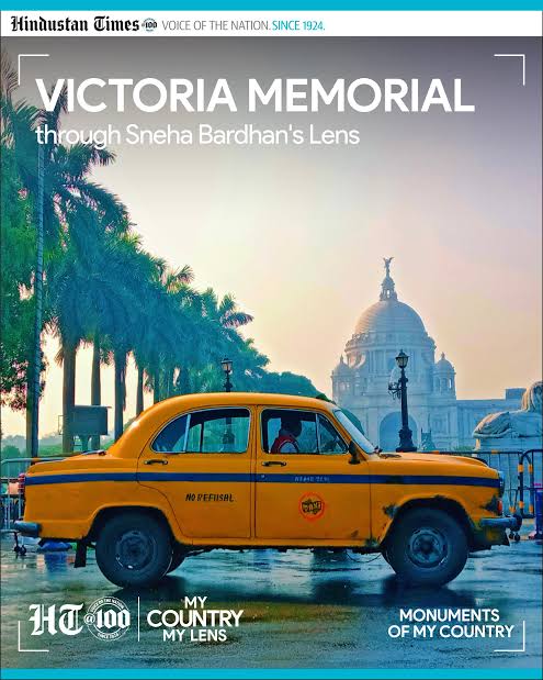Iconic yellow taxi passing landmark boulevards, AI generated