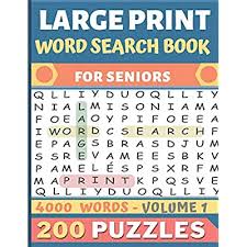Large print word search books for seniors, adults, and teens. Buy Large Print Word Search Book Over 200 Puzzles For Seniors In Large Print 20 Words Per Page To Search 4000 Words Volume 1 Paperback Large Print September 14 2020 Online In Turkey B08j2185nc