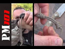 Check spelling or type a new query. How To Sliding Necklace Knot Adjustable Knife Lanyard Preparedmind101 Youtube Paracord Knife Knife Sheath Paracord