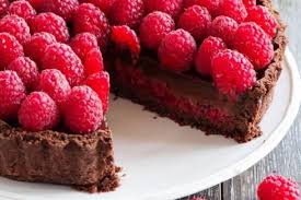 Crostata Con Crema Al Cioccolato E Lamponi Ricetta Lamponi Idee Alimentari Cioccolato