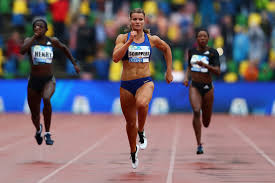 Maybe daphne and centro have acne because they never take baths. Dafne Schippers Nadine Visser Dafne Schippers Photos Zimbio