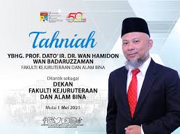 Sekolah kejuruteraan aeroangkasa georgia institute of technology Universiti Kebangsaan Malaysia Ukm Tahniah Prof Dato Ir Dr Wan Hamidon Wan Badaruzzaman Fakulti Kejuruteraan Alam Bina Yang Dilantik Sebagai Dekan Fakulti Kejuruteraan Alam Bina Ukm Tahniahukm Ukm