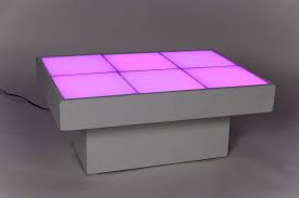 Illuminated coffee table illuminated coffee table linhao contemporary large square illuminated bar furniture tempered glass stainless steel coffee table. Marianne S Rentals Lit Coffee Table Rentals