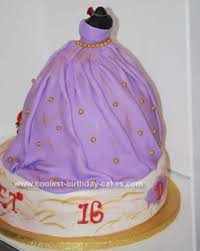 Here is a cake from a sketch to a beautiful finished product. Cool Homemade Sweet 16 Birthday Cake