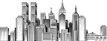 Black And White Skyline Drawing Kartinki Po Zaprosu Cityscape Png For Danny City Drawing City Sketch Skyline Drawing