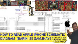 How To Read Iphone6 Schematic Diagram Full Tutorial Iphone Schematic Diagram Reads In Hindi Youtube