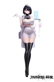 女の子机动战姬聚变护士NPC - 岸yasuri的插画