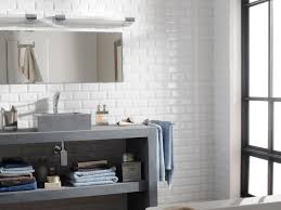 Accueil carrelage salle de bain revetement carrelage metro carreau metro blanc mat 75×15 cm white matt afficher toutes les images 2 avis. 15 Salles De Bains Avec Du Carrelage Metro Joli Place