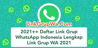 Link grup wa pemersatu bangsa. 2021 Daftar Link Grup Whatsapp Indonesia 2021