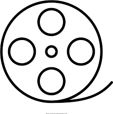 You are viewing some movie reel coloring sketch templates click on a template to sketch over it and color it in and share with your family and friends. Film Reel Coloring Page Circle Clipart Large Size Png Image Pikpng