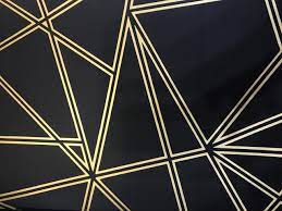 Download this free vector about abstract premium black and gold geometric background, and discover more than 15 million professional graphic resources on freepik. Paladium Geometric Wallpaper Black Gold Holden 90114 Wallpaper Sales