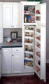 The new cabinet attaches directly to the side of the existing cooler, so was designed without a right side. Various Common Plans And Ideas For Kitchen Pantry Cabinets Pantry Kitchen Kuchen Speisekammer Schranke Speisekammer Schrank Kleine Kuchenvorratskammer