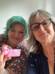 Got my CMduck and she has met my special Angel Tinkerbell .We are going