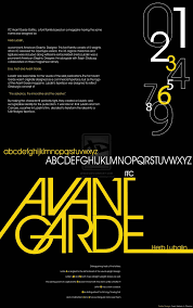 Avant Garde Sans Serif Geometric 1968 Herb Lubalin Poster By Franz Oliveras Typography Poster Design Typography Poster Typeface Poster