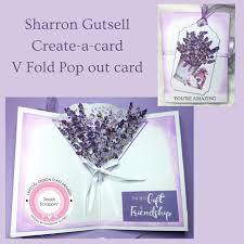 Make a few simple cuts into a piece of most cards are folded widthwise, although you can fold it lengthwise to make a tall card. Create A Card V Fold Pop Out Card Snazzi Scrappin