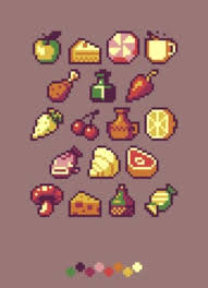 Pixel Food Pixel Art Tutorial Pixel Art Games Pixel Art