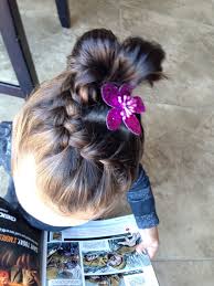 Start your braid in the classic way you normally would, by crisscrossing the strands of hair. Toddler Hair Wrap Around French Braid Girly Hairstyles Kids Hairstyles Toddler Hair