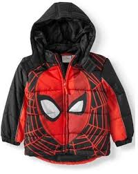 Spider Man Marvel Spider Man Toddler Boy Winter Jacket Coat Boys Winter Jackets Baby Boy Jackets Boys Hooded Jacket