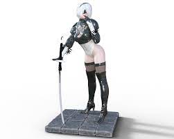 STL file Nier Automata 2B Sexy Outfit・3D printable model to download・Cults