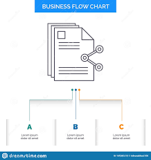 Content Files Sharing Share Document Business Flow Chart