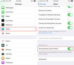 How To Enable Add And Access Safari Reading List Items To Read Offline