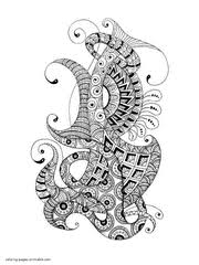 Why adults must color these great white pages! 54 Abstract Coloring Pages For Adults