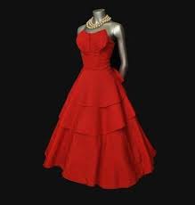 For A Key West Cuba Party When I Think Of A Dress To Wear To Cuba Or In This Case A Disneyland Esque C Cuban Dress Vintage Dresses 50s Vintage Red