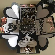 Birthday Present Ideas For Wife Singapore Info Size 4x4 Explosion Box Card With 2 Layers 4 Custom Birthday Explosion Box Exploding Box For Boyfriend Exploding Gift Box