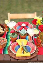 Mexican Party Ideas And Fiesta Themed Tablescape Celebrations At Home Mexican Party Theme Mexican Dinner Party Mexican Party Decorations