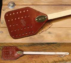 Fliegenklatsche Die Auch Mal Sichtbar Liegen Bleiben Darf Fliegenklatsche Basteln Leder