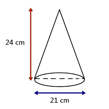 Perhatikan gambar berikut volume kerucut pada gambar diatas adalah. Elfida