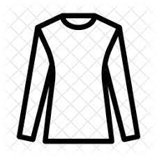 Download Free Long Sleeve T Shirt Line Icon Available In Svg Png Eps Ai Icon Fonts