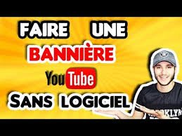 Tuto 2020 Comment Faire Une Banniere Youtube Sans Logiciel Youtube