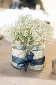 An Organic Travel Themed Wedding At Black Butte Ranch In Oregon Bridal Shower Theme Bridal Shower Centerpieces Travel Theme Wedding