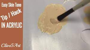 In this oil painting tutorial for beginners, i show you my process for mixing realistic flesh tones with oil paint. Mixing Flesh Tone Acrylic Painting How To Mix Match Skin Tones In Painting Youtube
