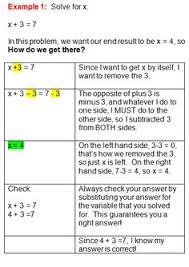 One Step Equations One Step Equations Studying Math Middle School Math