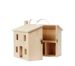 Erhumama diy casa de muñecas kit en miniatura japonés loft dolls casa de polvo muebles tatami 3d modelo de madera niños cumpleaños. Casita De Munecas De Madera Holdie De Olli And Ella