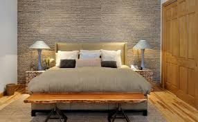 Stylish bedroom interior with white bedding of king. Trends For Simple Modern Simple Bedroom Interior Design Pictures Photos
