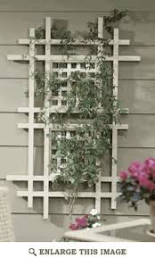 A trellis is basically an architectural structure which is made from a framework of interwoven pieces of wood or bamboo. One Terrific Trellis Woodworking Plan From Wood Magazine Wall Mounted Trellis Wall Trellis Simple Trellis